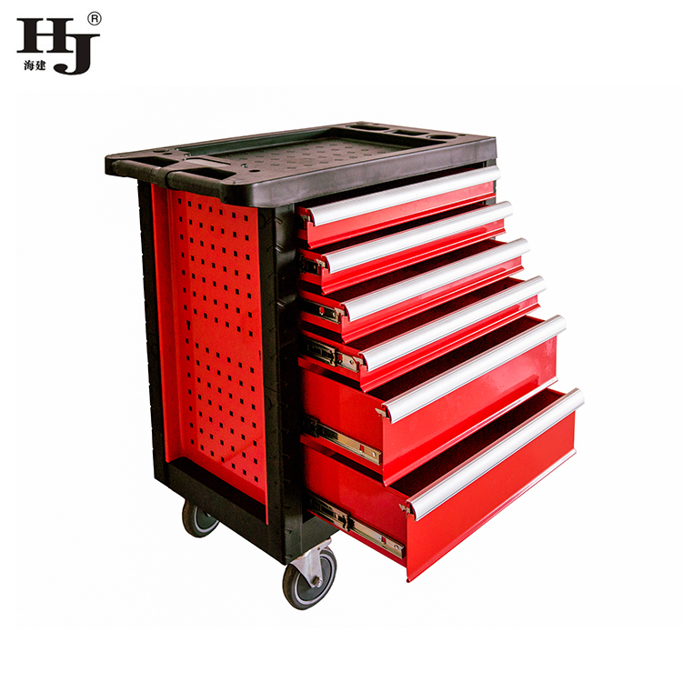 Six Drawers Tool Cabinet On Wheels